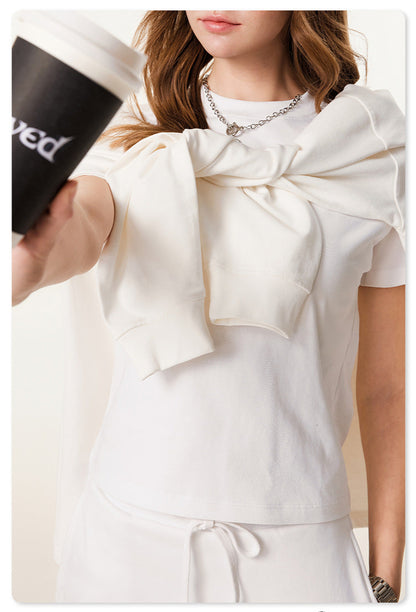 Two Piece Set - White