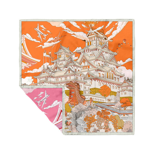 Silk scarf - 50*50 CM