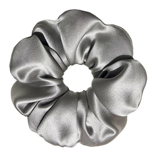 Silk Scrunchie - Grey