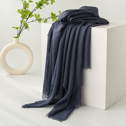 Flax scarf - Organic Dyeing