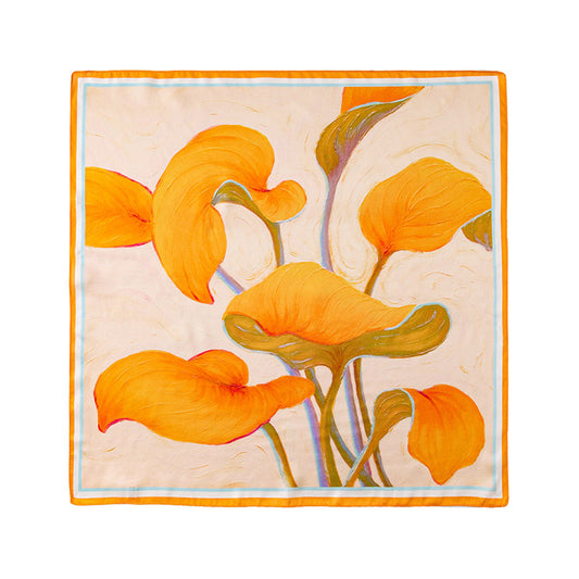 Silk scarf - Flora Songs