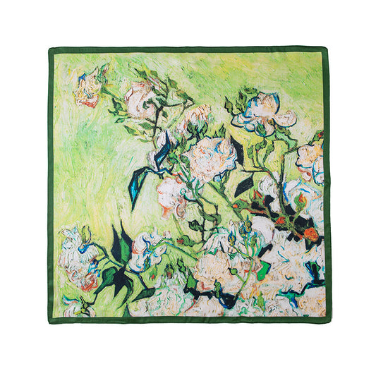Silk scarf - Midsummer 50*50 CM