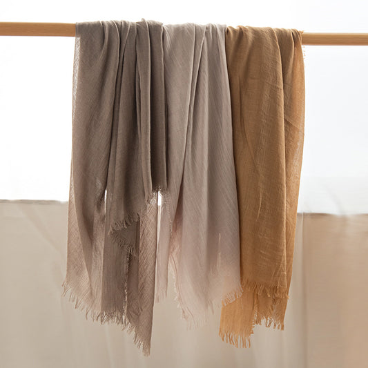 Flax scarf - Organic Dyeing