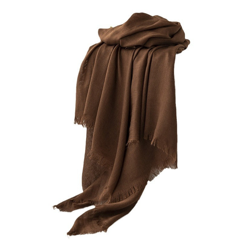 Flax scarf - Organic Dyeing