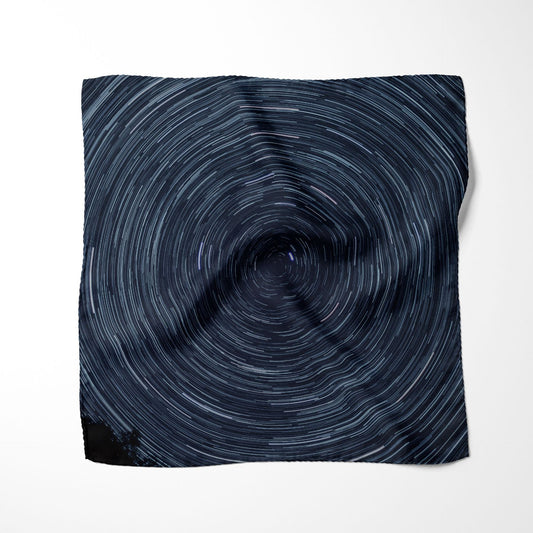 Silk scarf - Meteor Show 50*50 CM