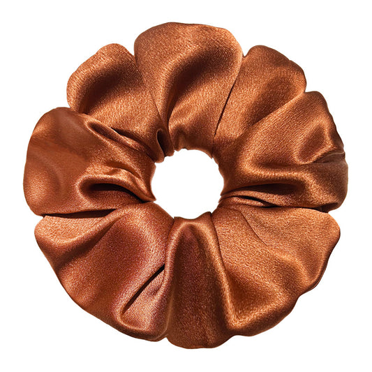 Silk Scrunchie -  Toffee