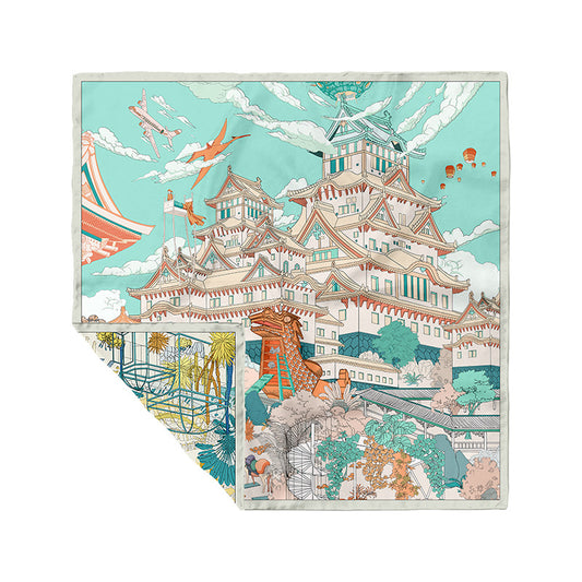 Silk scarf - 50*50 CM