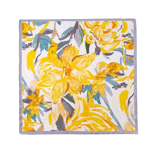 Silk scarf - Rare Lily