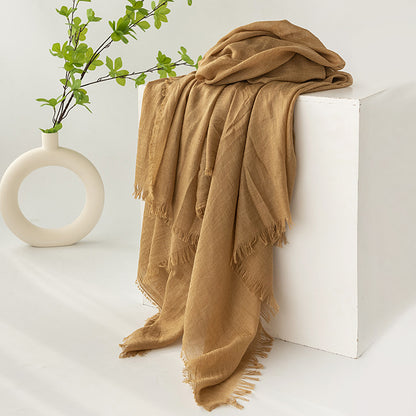 Flax scarf - Organic Dyeing
