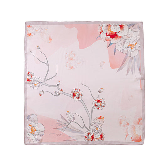 Silk scarf - Abstract Cherry