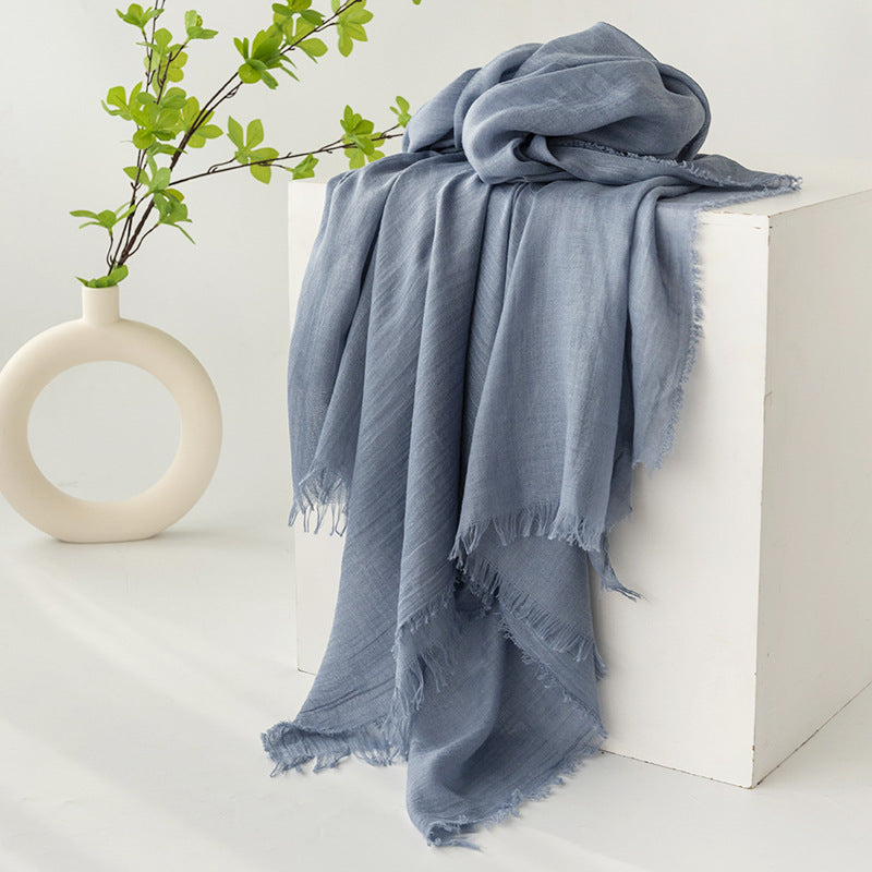 Flax scarf - Organic Dyeing