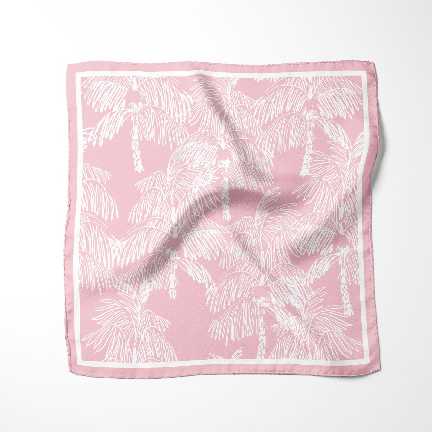 Silk scarf - Sakura Rain 50*50 CM