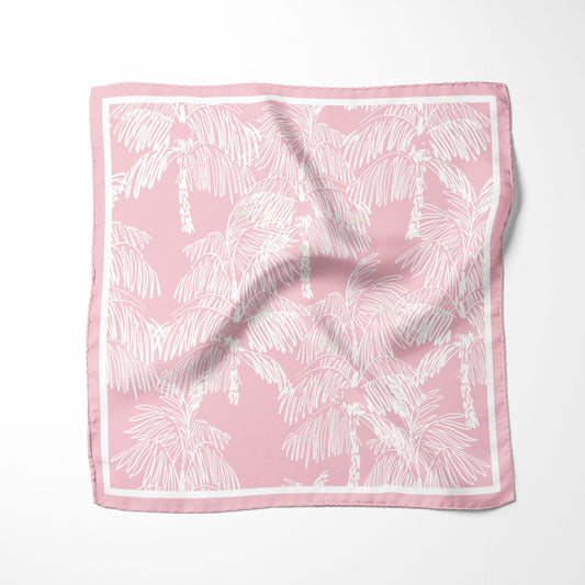 Silk scarf - Sakura Rain 50*50 CM