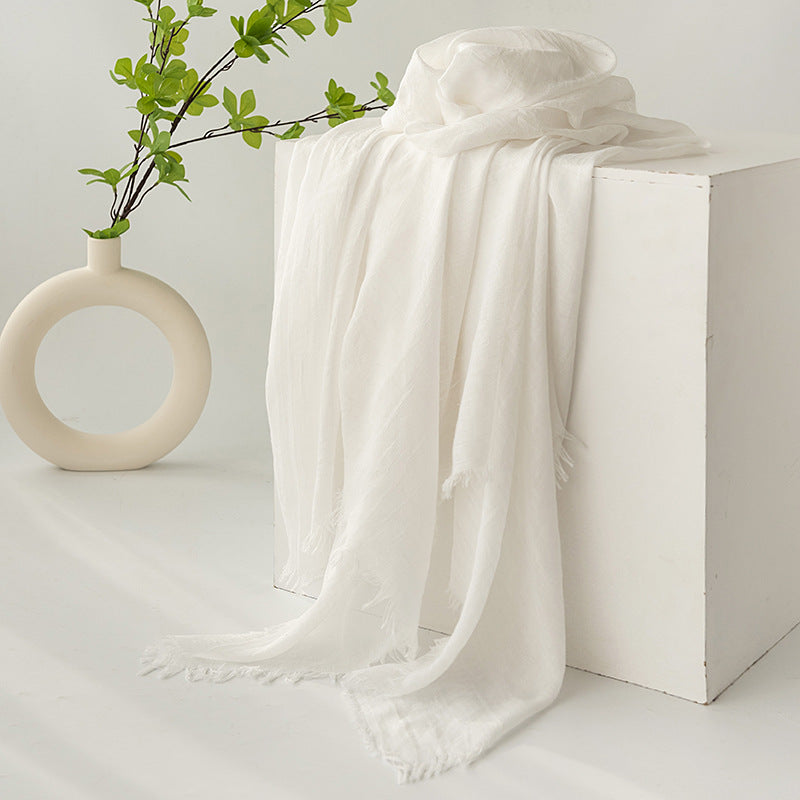 Flax scarf - Organic Dyeing