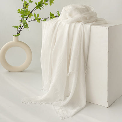Flax scarf - Organic Dyeing