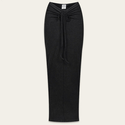 Cotton skirt two-piece set