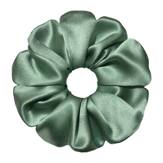 Silk Scrunchie -  Light Green