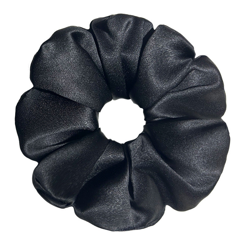 Silk Scrunchie - Black