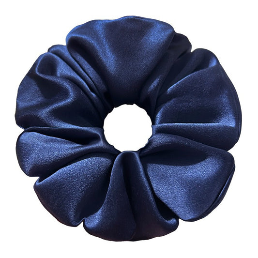 Silk Scrunchie - Blue