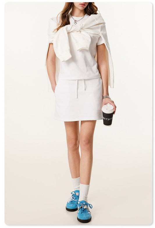 Two Piece Set - White