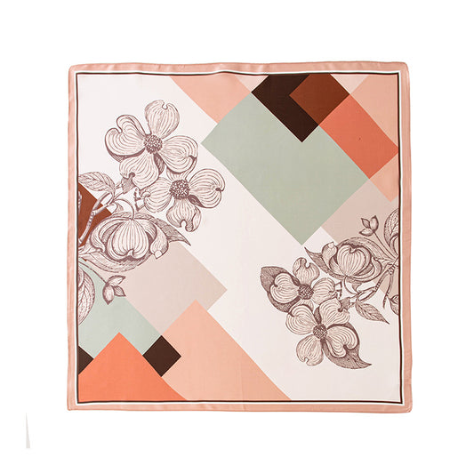Silk scarf - Flores